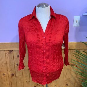 5 for $25 - Lanalee Button Down Long Sleeve Blouse